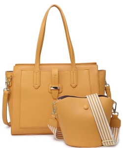 Fashion 2-in-1 Satchel Bag 716536 YELLOW